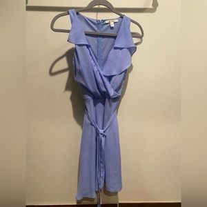 Periwinkle Ruffle Dress